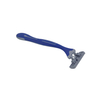 Three Blades Display Card Disposable Razor with Rubber Handle