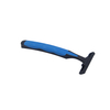 Hot Sale Double Edge Blade Disposable Razor, Custom Twin Blade Rubber Handle Shaving Razor