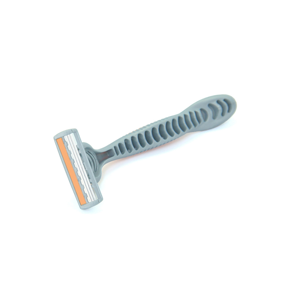 Triple Blades Men Disposable shaving Razor 8pcs/set orange Safety Razor 