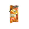 Triple Blades Men Disposable shaving Razor 8pcs/set orange Safety Razor 