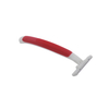 Twin blade disposable razor for women