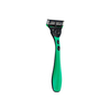 Five Blade Razor Green Handle