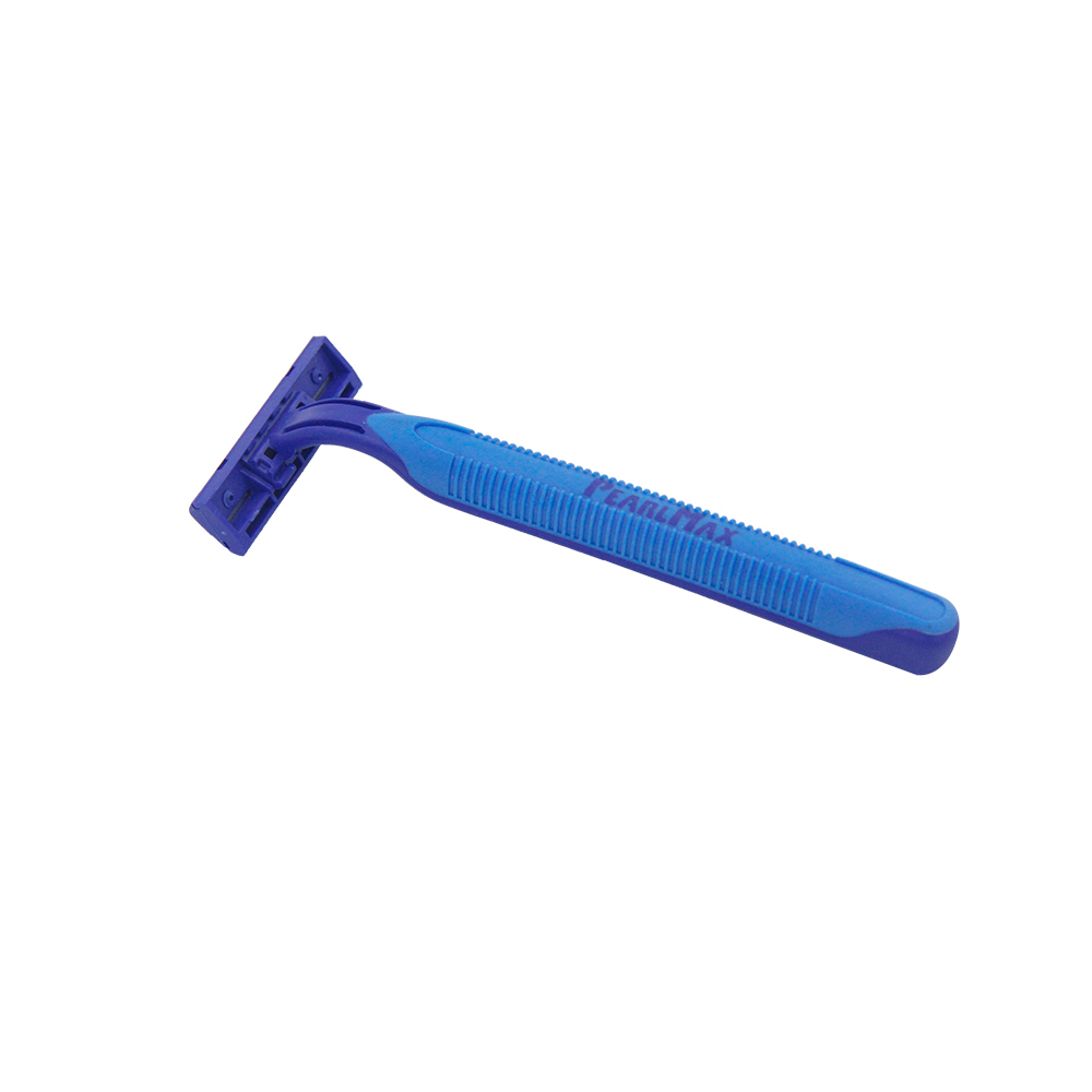 5pcs/set Factory Wholesale Rubber Handle Twin Blade Disposable Razor 